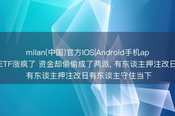 milan(中国)官方IOS|Android手机app下载 机器东谈主ETF涨疯了 资金却偷偷成了两派， 有东谈主押注改日有东谈主守住当下