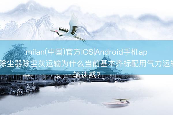 milan(中国)官方IOS|Android手机app下载 除尘器除尘灰运输为什么当前基本齐标配用气力运输迷惑?